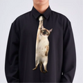 Siamese Cat Tie - Animal Neck Tie