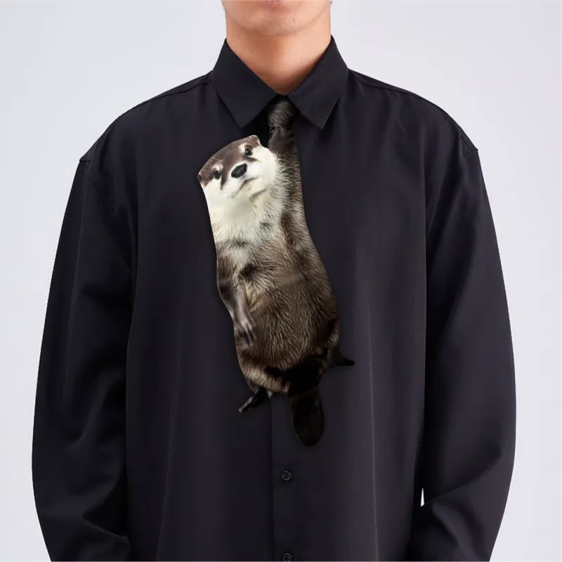 Otter Tie - Animal Neck Tie